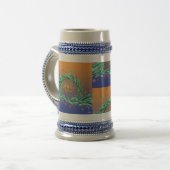 母はっきりしたブロッサム波 ビールジョッキ (正面左)