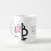 母はクリスチャンとして可愛い コーヒーマグカップ (正面左)