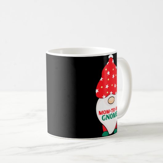 母はクリスマスPを期待して妊娠格言おもしろいである コーヒーマグカップ (正面右)