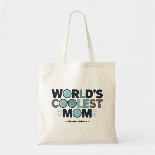 母はクール名を付けてトートバッグに値する トートバッグ (正面)