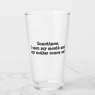 母はグラス来を外した タンブラーグラス