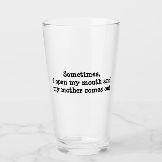 母はグラス来を外した タンブラーグラス (正面)