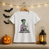 母はコーヒーハロウィンシャツが必要;母のためのギフト Tシャツ