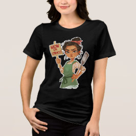 母はストライキ中 トライブレンドTシャツ