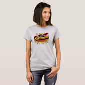 母はスーパーヒーローTシャツ Tシャツ (正面フル)