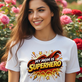 母はスーパーヒーローTシャツ Tシャツ