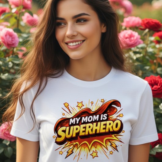 母はスーパーヒーローTシャツ Tシャツ