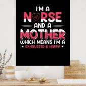 母はナースと母を芸術する ポスター (キッチン)