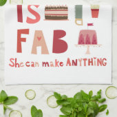 母はファブ キッチンタオル (折り畳み)