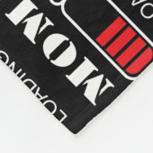 母はベビー誕生か母の日のために充電  フリースブランケット (角)