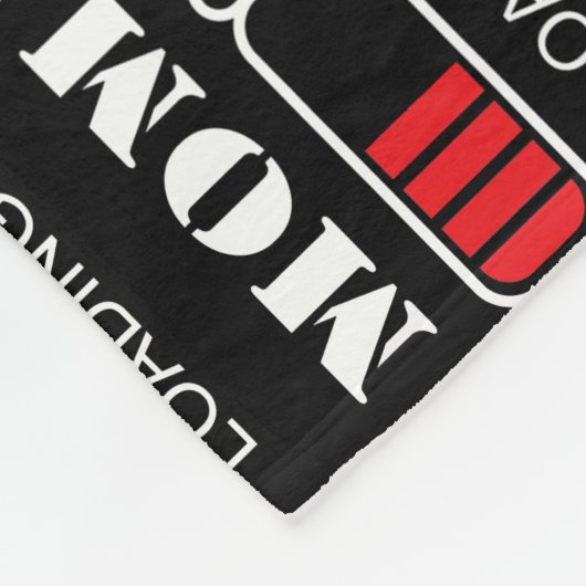 母はベビー誕生か母の日のために充電 フリースブランケット (角)