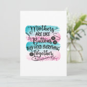 母はボタンみたいなもの 招待状 (スタンド正面)