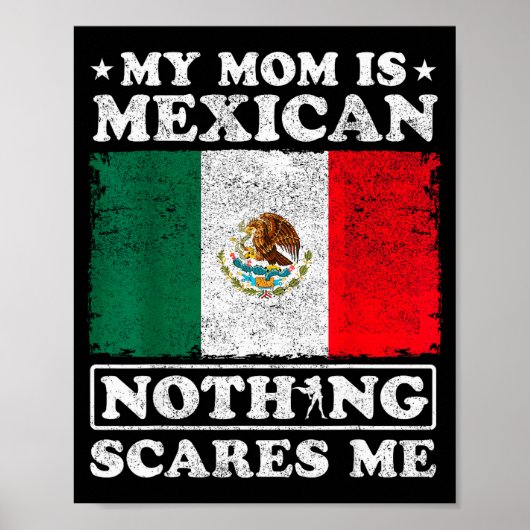 母はメキシコ人 私にとってメキシコは最高 Mother's Da ポスター (正面)