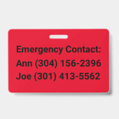 母は一人で家に帰っている バッジ (裏面)