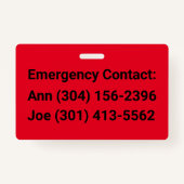 母は一人で家に帰っている バッジ (裏面)