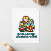 母は一度は必ず母 ノートカード (正面/裏面インサイチュ)