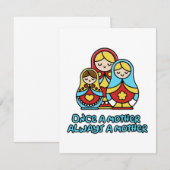 母は一度は必ず母 ノートカード (正面/裏面)