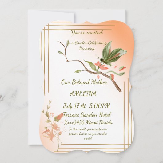 母は世界そのもの カード (正面)