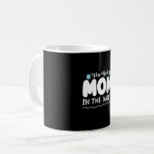 母は世界最高のの母に贈る コーヒーマグカップ (正面左)