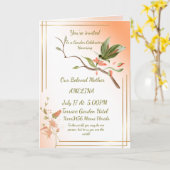 母は世界 カード (黄色い花)