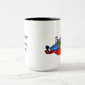 母は休憩時間を知っている マグカップ (中央)