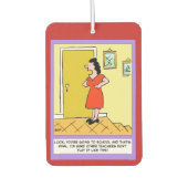 母は先生に「学校得に行かなくちゃ。 カーエアーフレッシュナー (正面)