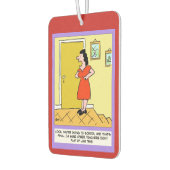 母は先生に「学校得に行かなくちゃ。 カーエアーフレッシュナー (左)