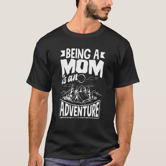 母は冒険の母の日 Tシャツ (正面)