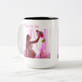 母は写真パーソナライズされたであり、母の日 ツートーンマグカップ (正面左)