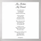 母は友人 ポスター (正面)