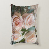 母は友達のピンクローズ素朴 アクセントクッション (正面(垂直))