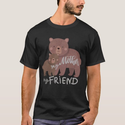 母は友達 Tシャツ (正面)