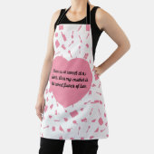 母は台所を愛する。ママが大好き エプロン (インサイチュ)