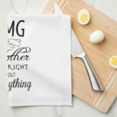 母は右の皿タオルでした キッチンタオル (四つ折り)