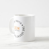 母は女性の神話の伝説パーソナライズされた コーヒーマグカップ (正面左)