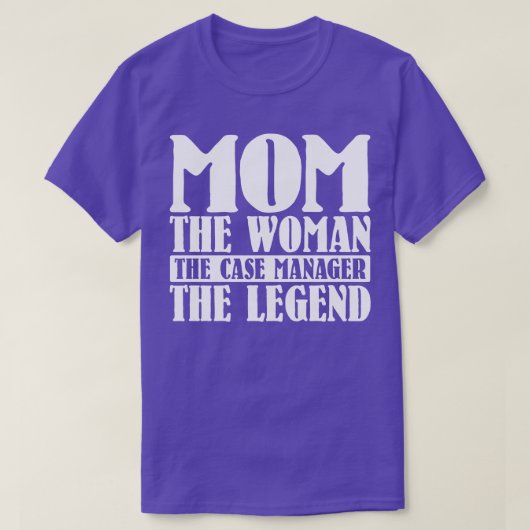 母は女性ケースマネージャーThe3 Tシャツ (デザイン正面)