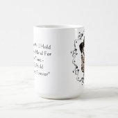 母は子供のハートの母の日を永久に保持します コーヒーマグカップ (中央)