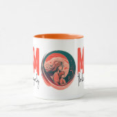 母は家族のハート、母のためのギフト マグカップ (中央)