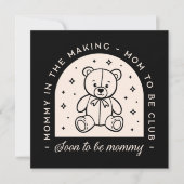 母は引用文の妊娠の発表ヴィンテージ カード (正面)