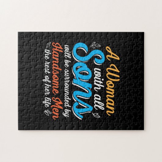 母は息子を持つ女性に贈る ジグソーパズル (横)