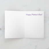 母は愛である – 母の日のカード カード (内部)