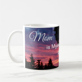 母は日の出のマグカップと謎の引用文 コーヒーマグカップ