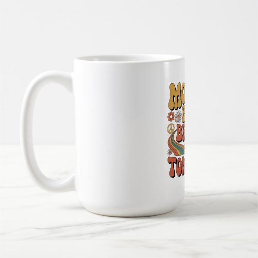 母は明日への架け橋 コーヒーマグカップ (左)