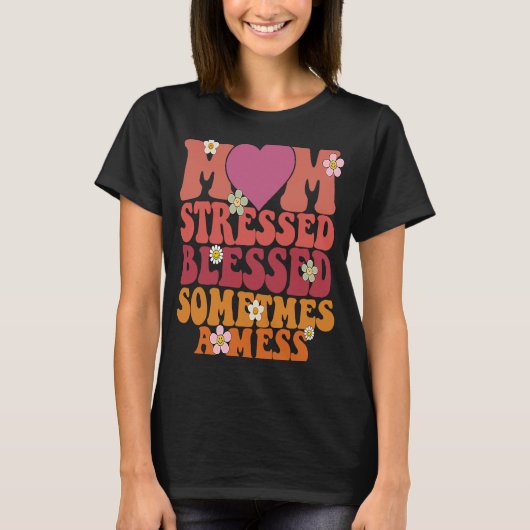 母は時々賛美混乱を強調した Tシャツ (正面)