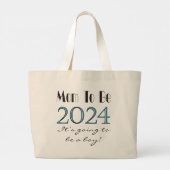 母は未来の母になる2024トートバッグ ラージトートバッグ (裏面)
