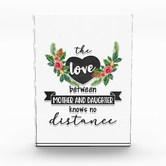 母は母と娘の愛を贈る フォトブロック (正面)