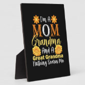 母は母と祖母を芸術素晴らしする フォトプラーク (側面)