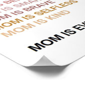 母は母の日すべての印刷可能な贈り物である ポスター (角)