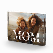 母は母の日に子供の名前でオーバーレイ フォトブロック (右)