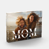 母は母の日に子供の名前でオーバーレイ フォトブロック (左)